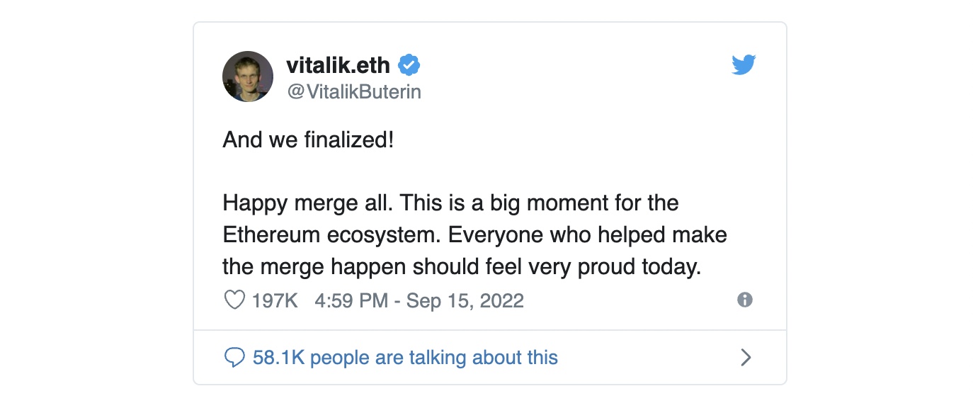 Vitalik Tweet