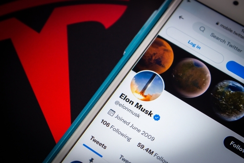 Elon Musk, a Dogecoin and Bitcoin Bull, is CEO of Twitter and Tesla. Photo: Shutterstock