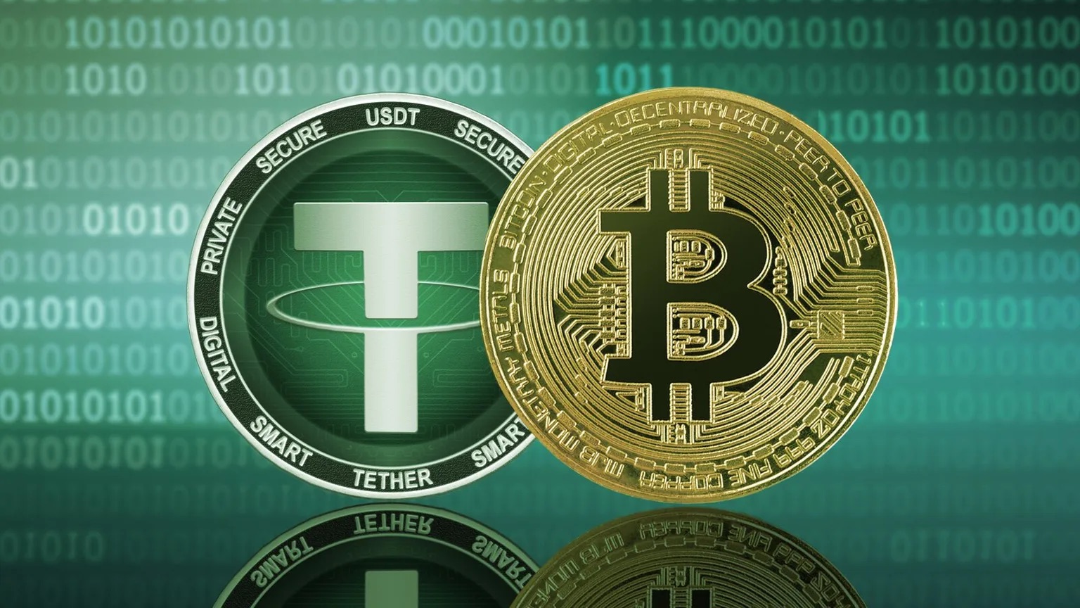 Tether & Bitcoin. Image: Shutterstock
